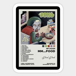 The Illest Villain MF DOOM Forever Sticker